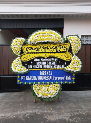 Papan Bunga Duka di Rurukan